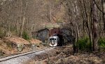 RBMN 9168 exots Mahanoy tunnel east portal on a photo run-by